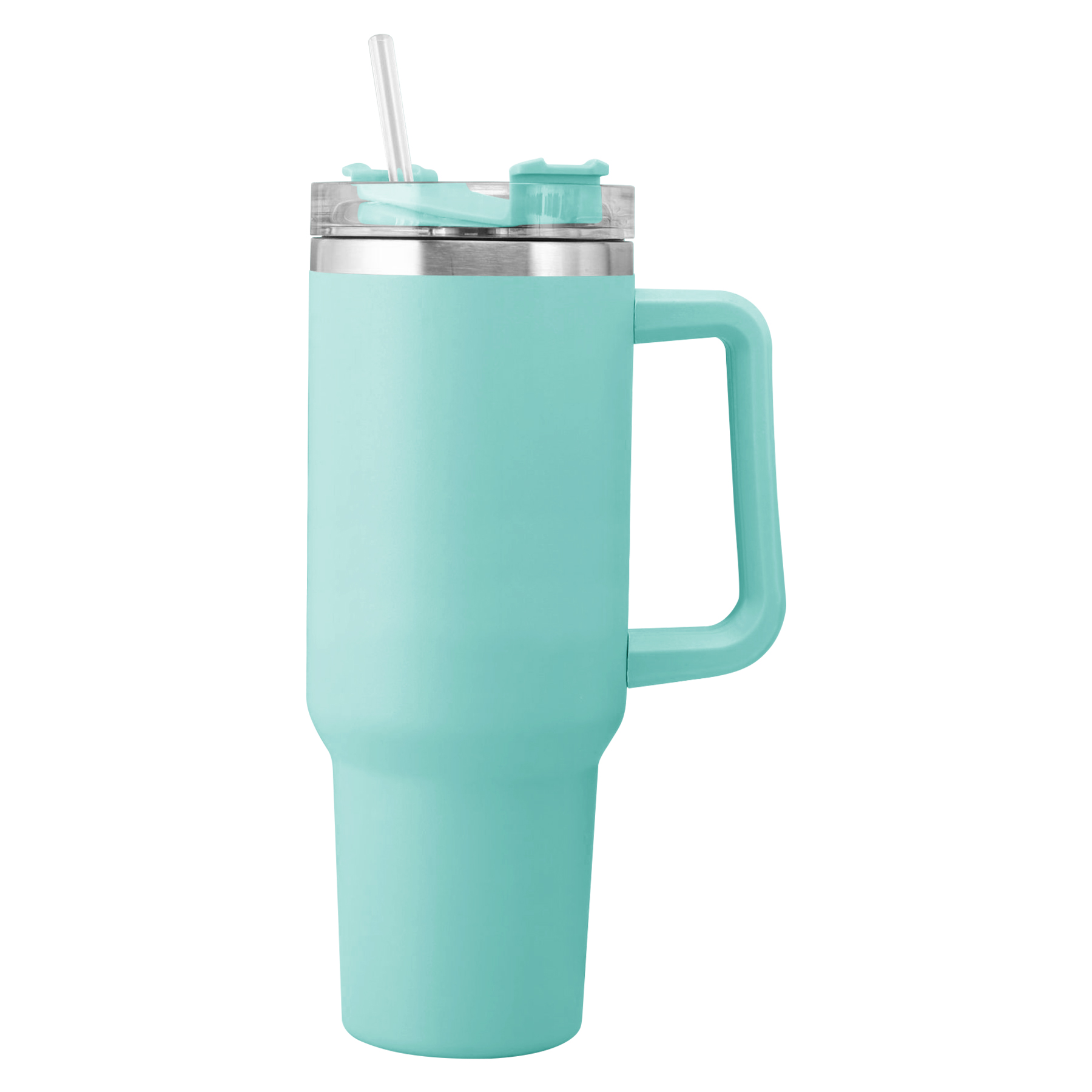 FlyFlyPromos - 40oz Stainless Vacuum Tumbler with Handle Image 7 - Promotional Product